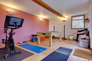 Wood Building (Currently Games Room/Gym)- click for photo gallery